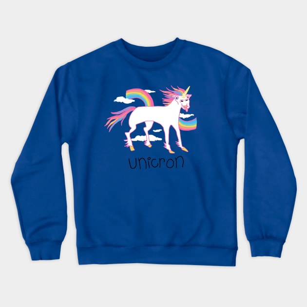 Unicron Crewneck Sweatshirt by Hillary White Rabbit